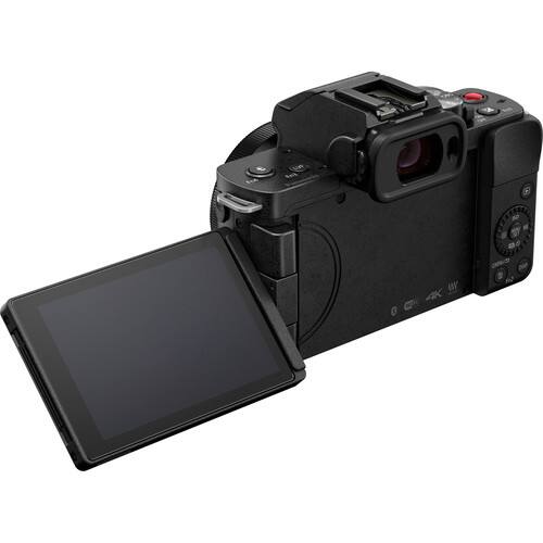 Back. Panasonic - Panasonic LUMIX G100 4K Mirrorless Camera with 12-32mm Lens for Photo and Video (International Version).