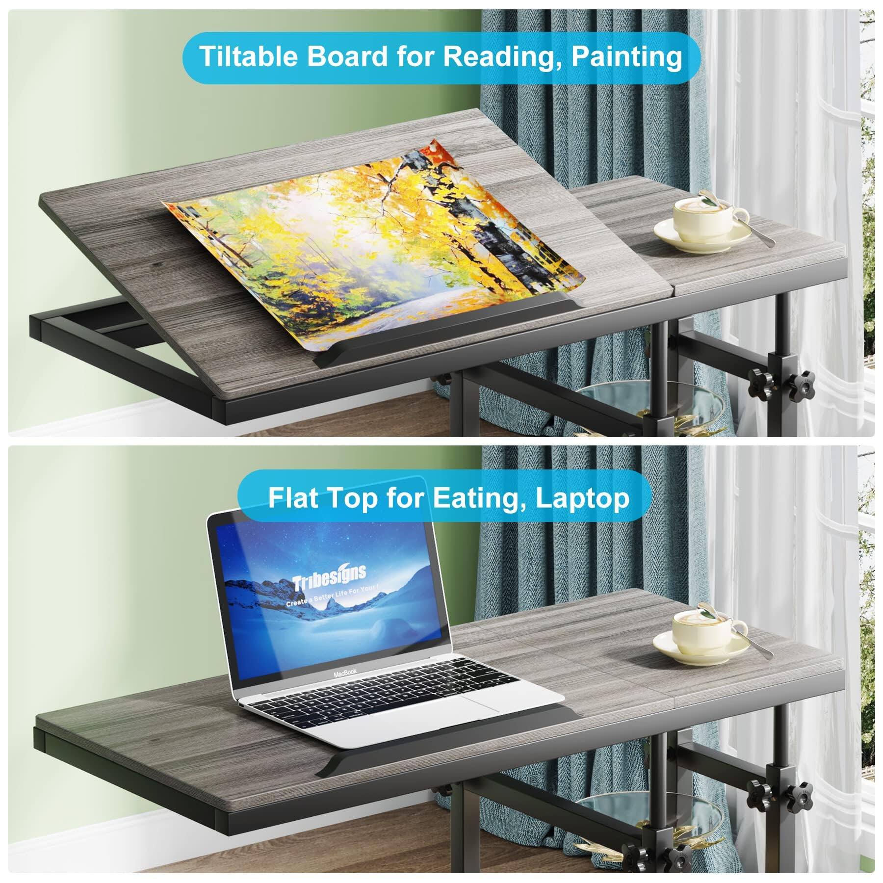 Tiltable Board for Reading, Painting  
Flat Top for Eating, Laptop  
Trabesigns Better Life For Create  
MacBook