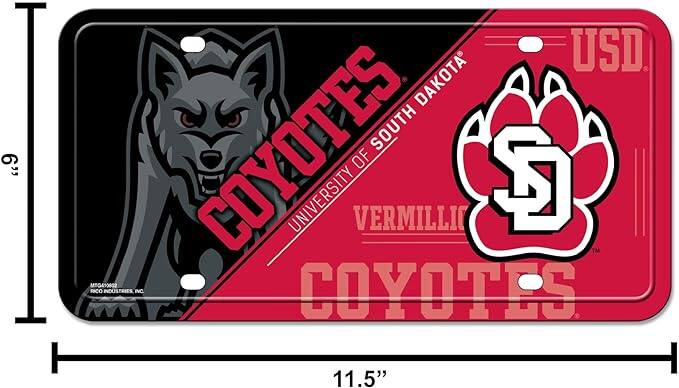 USD  
COYOTES  
UNIVERSITY OF SOUTH DAKOTA  
VERMILLION  
COYOTES  
11.5"