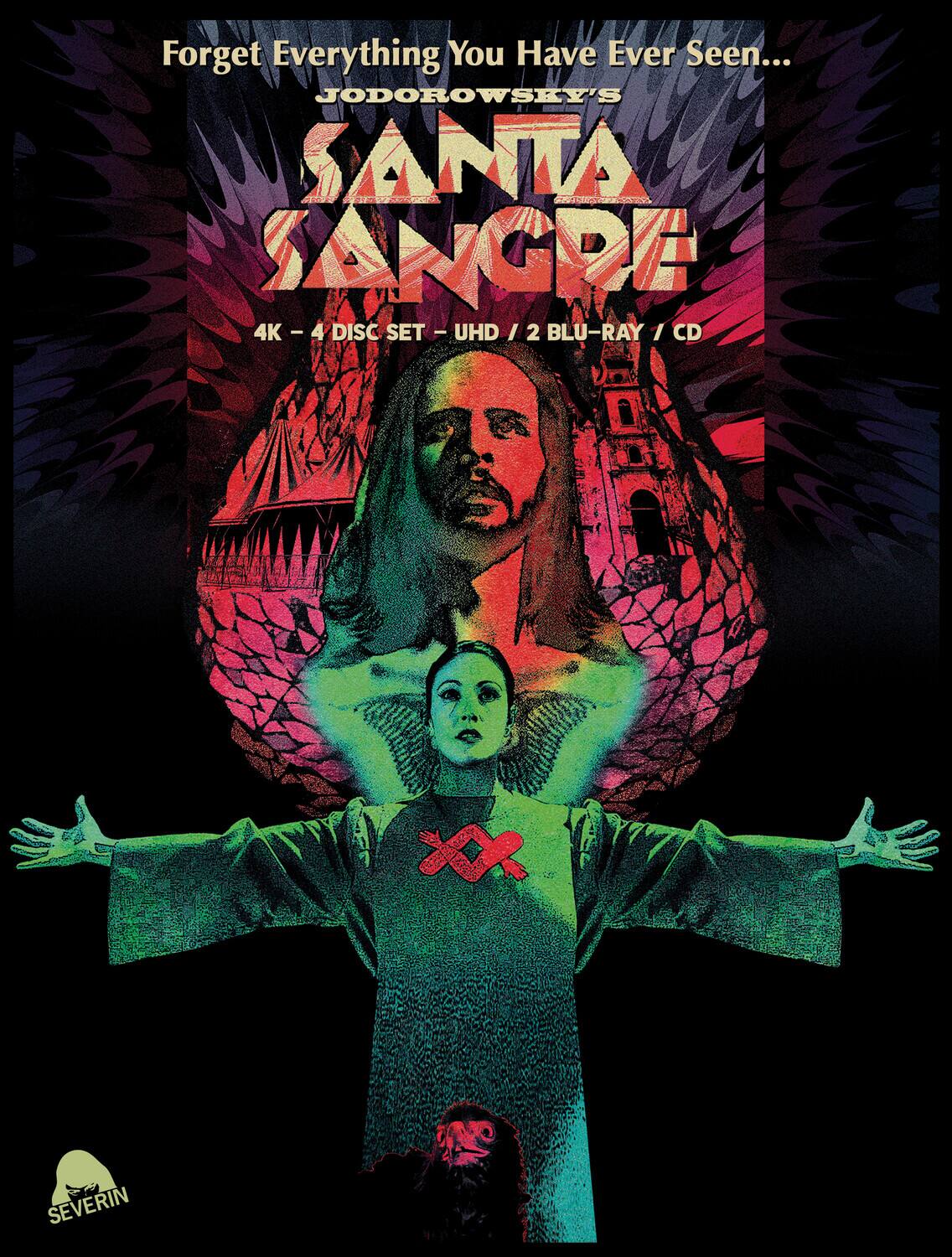 Front. Santa Sangre   - 4K Blu-Ray.
