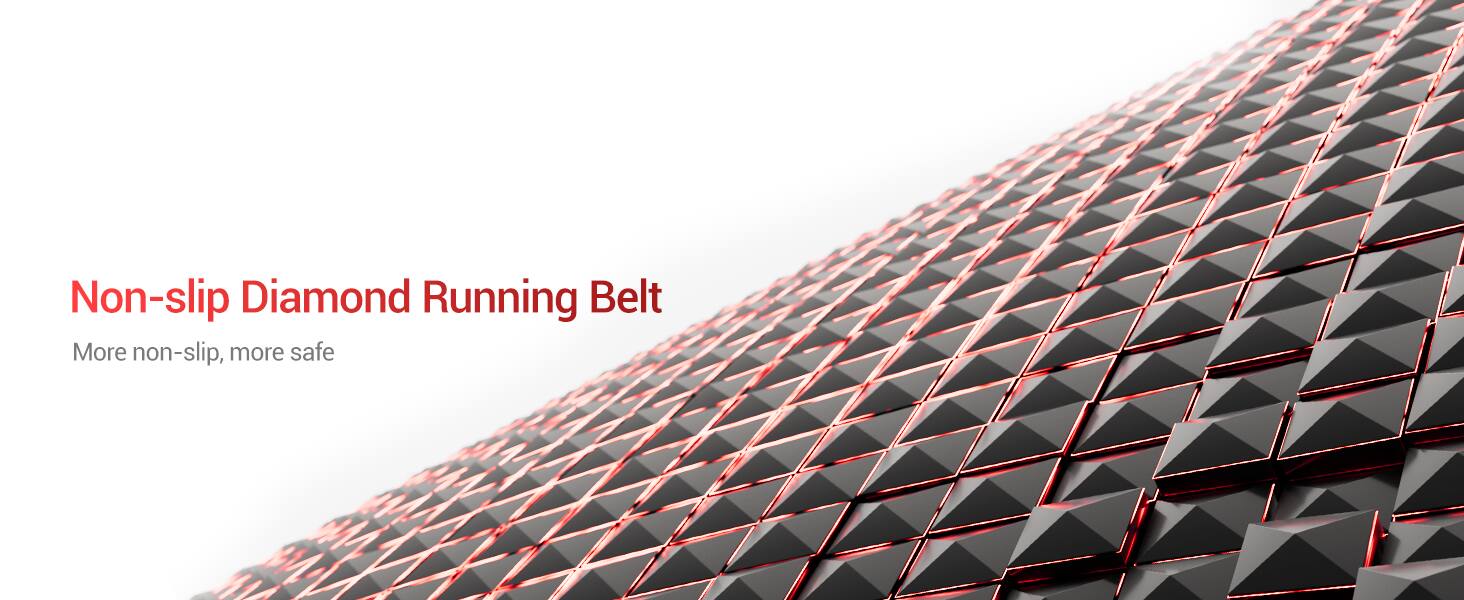 Non-slip Diamond Running Belt  
More non-slip, more safe
