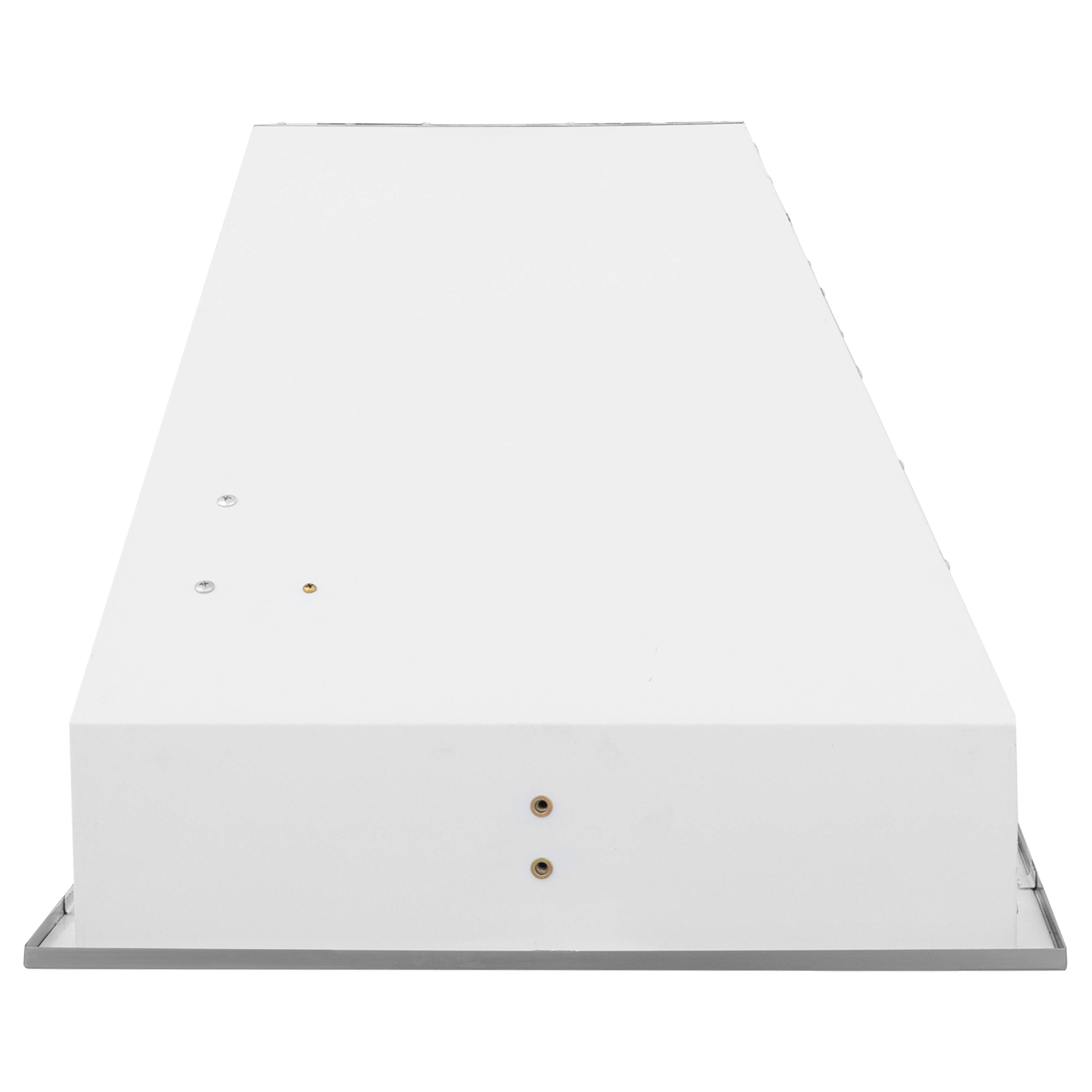 Alt View 1. ZLINE - ZLINE 58" Ducted Wall Mount Range Hood Insert in Stainless Steel (698-58) - Stainless Steel.