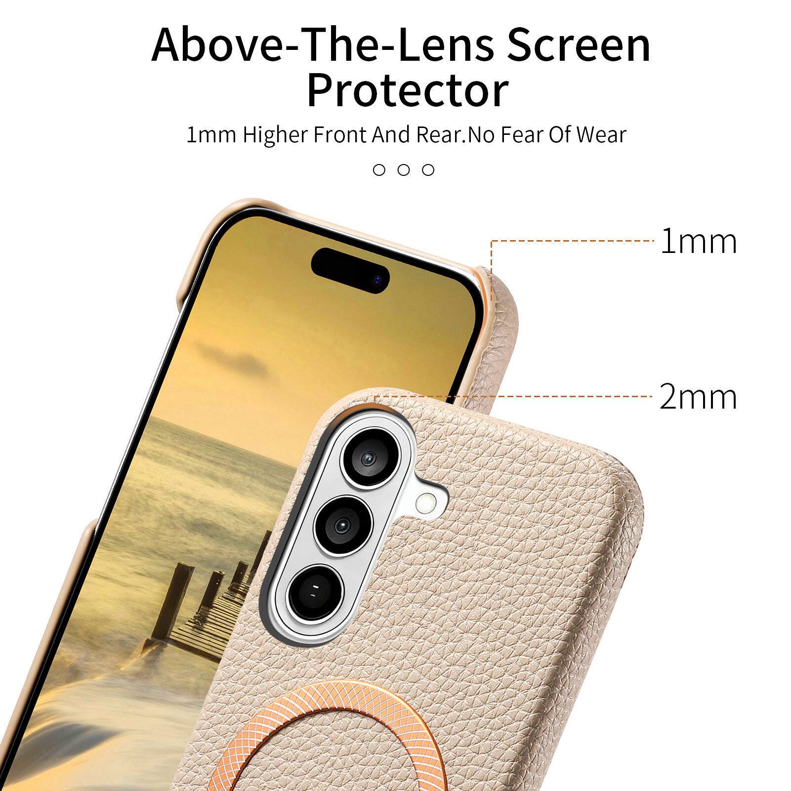 Above-The-Lens Screen Protector  
1mm Higher Front And Rear. No Fear Of Wear