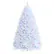 Front. Costway - 7ft Iridescent Tinsel Artificial Christmas Tree with 1156 Branch Tips - White.