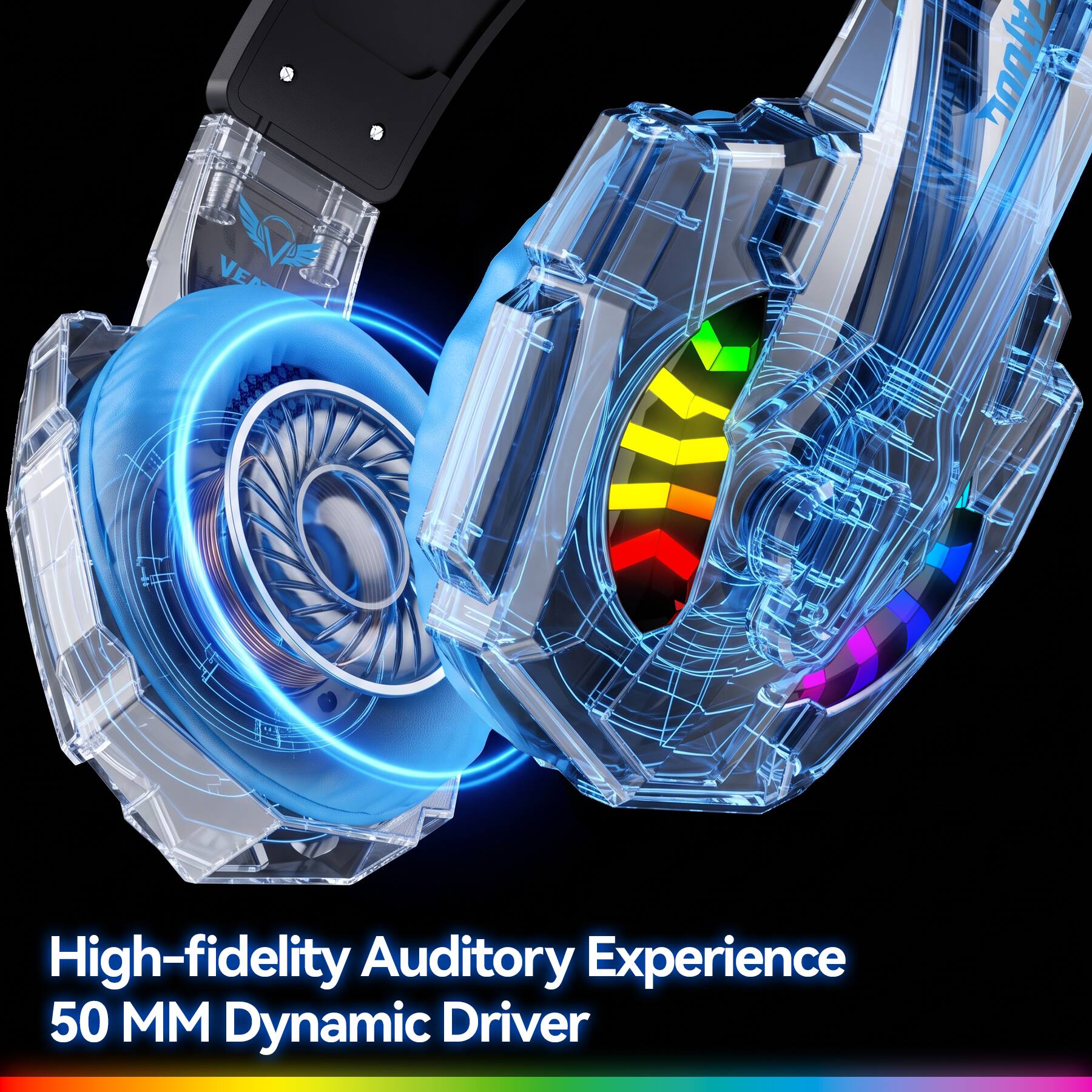 V VEN
ATOOL
High-fidelity Auditory Experience 50 MM Dynamic Driver