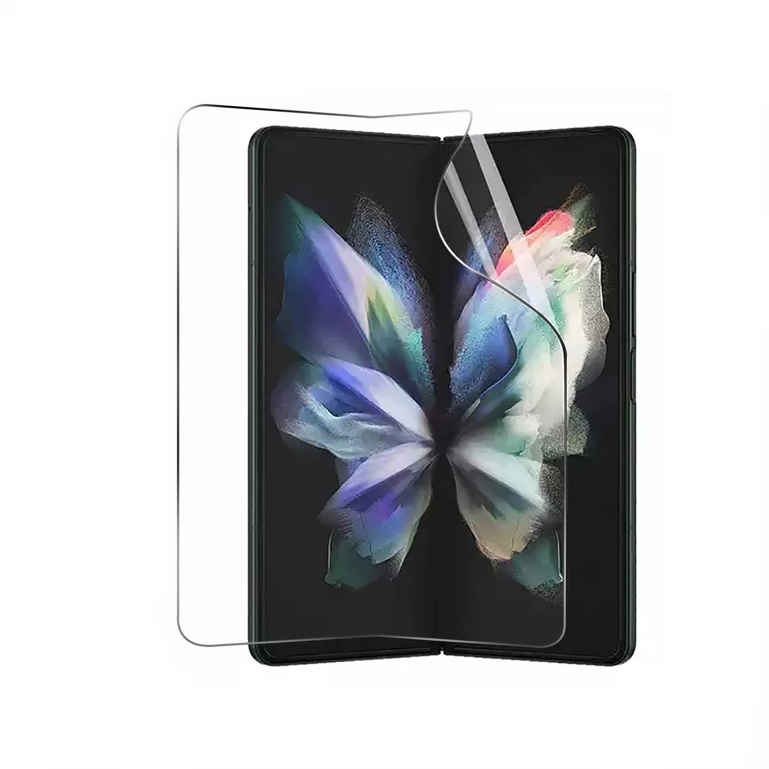 Alt View 14. SaharaCase - Flexon Film Screen Protector for Samsung Galaxy Z Fold4 5G - Clear.