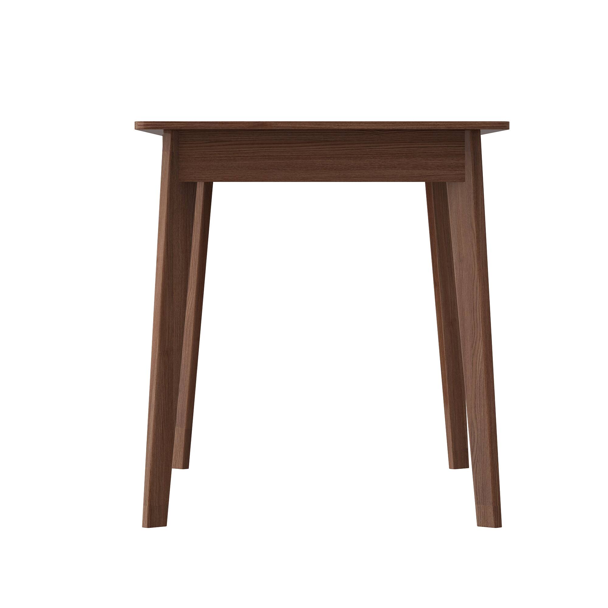 Angle. FUFU&GAGA - FUFU&GAGA 47.2" Dual - Drawer Office Desk - Versatile Workstation for Study & Gaming - Brown.