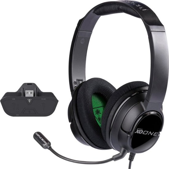 Turtle Beach - Ear Force XO ONE Wired Stereo Gaming Headset for Xbox One - Black - Front Zoom