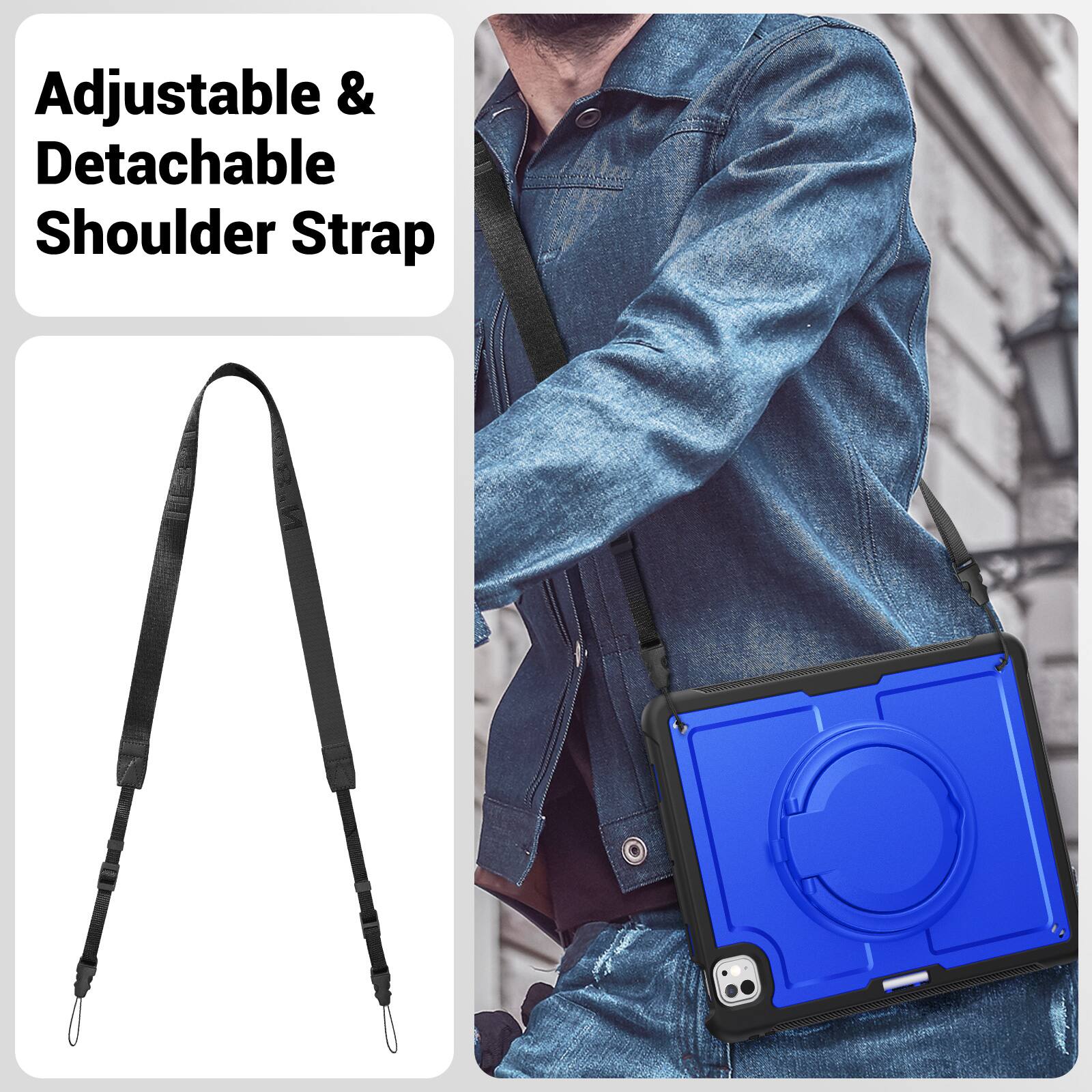 Adjustable & Detachable Shoulder Strap