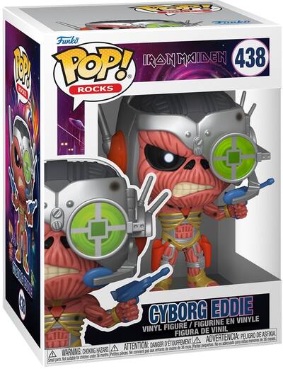 Iron Maiden FUNKO POP! Rocks: Iron Maiden Cyborg Eddie