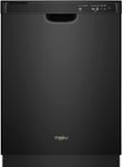 Front Zoom. Whirlpool - 24" Front Control Tall Tub Built-In Dishwasher - Black.
