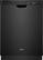 Front. Whirlpool - 24" Front Control Tall Tub Built-In Dishwasher - Black.