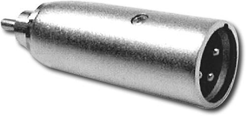 Angle Standard. Hosa Technology - XLR3-to-RCA Adapter.