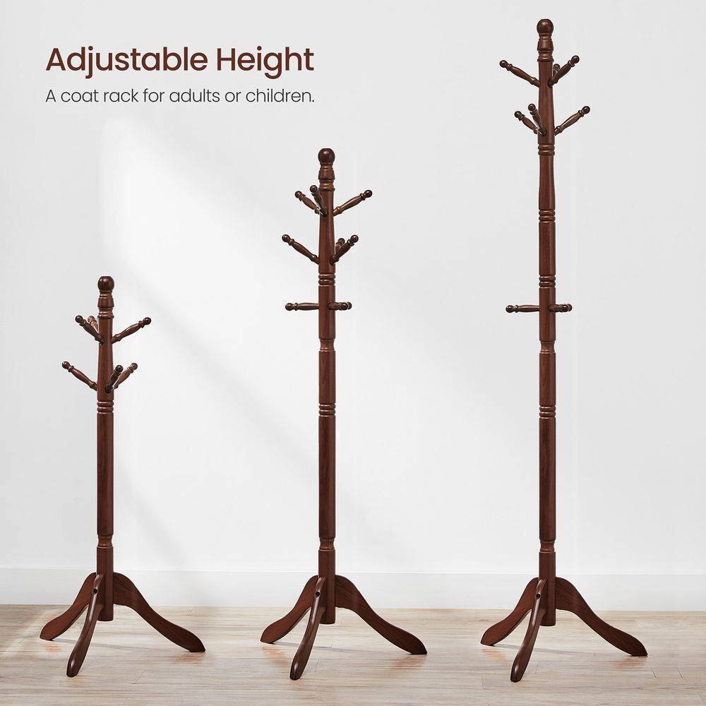 Adjustable Height
A coat rack for adults or children.
