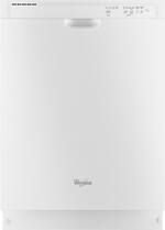 Whirlpool - 24" Tall Tub Built-In Dishwasher - White - Front_Standard