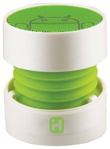 Front Standard. iHome - Portable Rechargeable Mini Speaker - White.