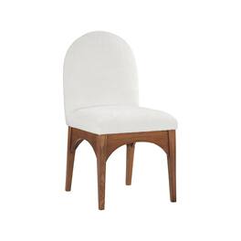 Meridian Furniture - Waldorf Cream Chenille Fabric Dining Chair - Beige