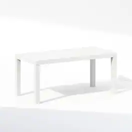 Furinno - Simplistic Modern TV Stand, TV Table - White