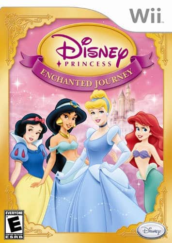 Front Standard. Disney Princess: Enchanted Journey - Nintendo Wii.