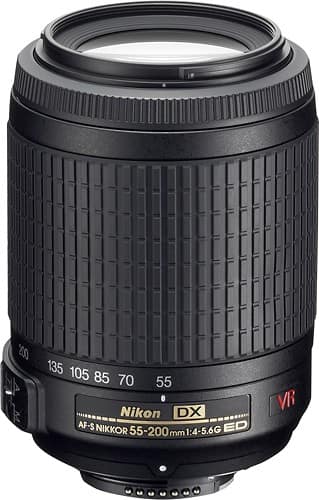 Nikon AF-S DX VR Zoom-Nikkor 55-200mm f/4-5.6G - Best Buy