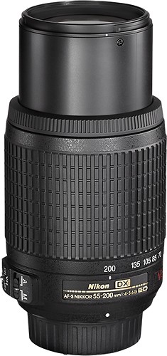 カメラ レンズ(ズーム) Best Buy: Nikon AF-S DX VR Zoom-Nikkor 55-200mm f/4-5.6G IF-ED 