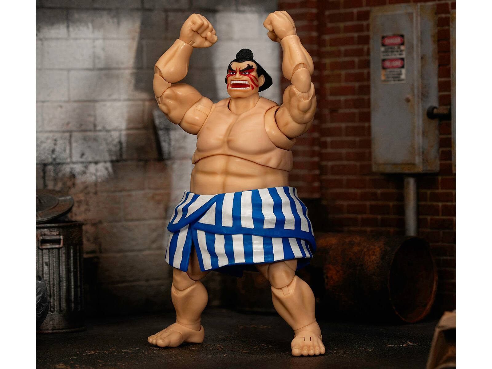 Alt View 6. Jada Toys - Jada Toys - Street Fighter E-Honda 1/12 Scale Deluxe Action Figure   - COLLECTIBLES - Multicolor.