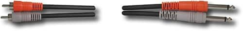 Front Standard. Hosa Technology - Dual 1/4" TS-to-Dual RCA Cable.