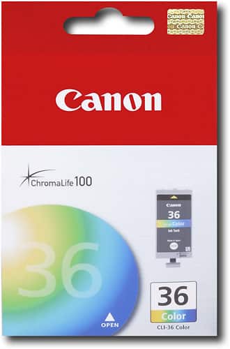 Canon - 36 Ink Cartridge - Cyan/Magenta/Yellow - Larger Front