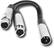Front Standard. Hosa Technology - XLR3M-to-Dual XLR3F Cable.