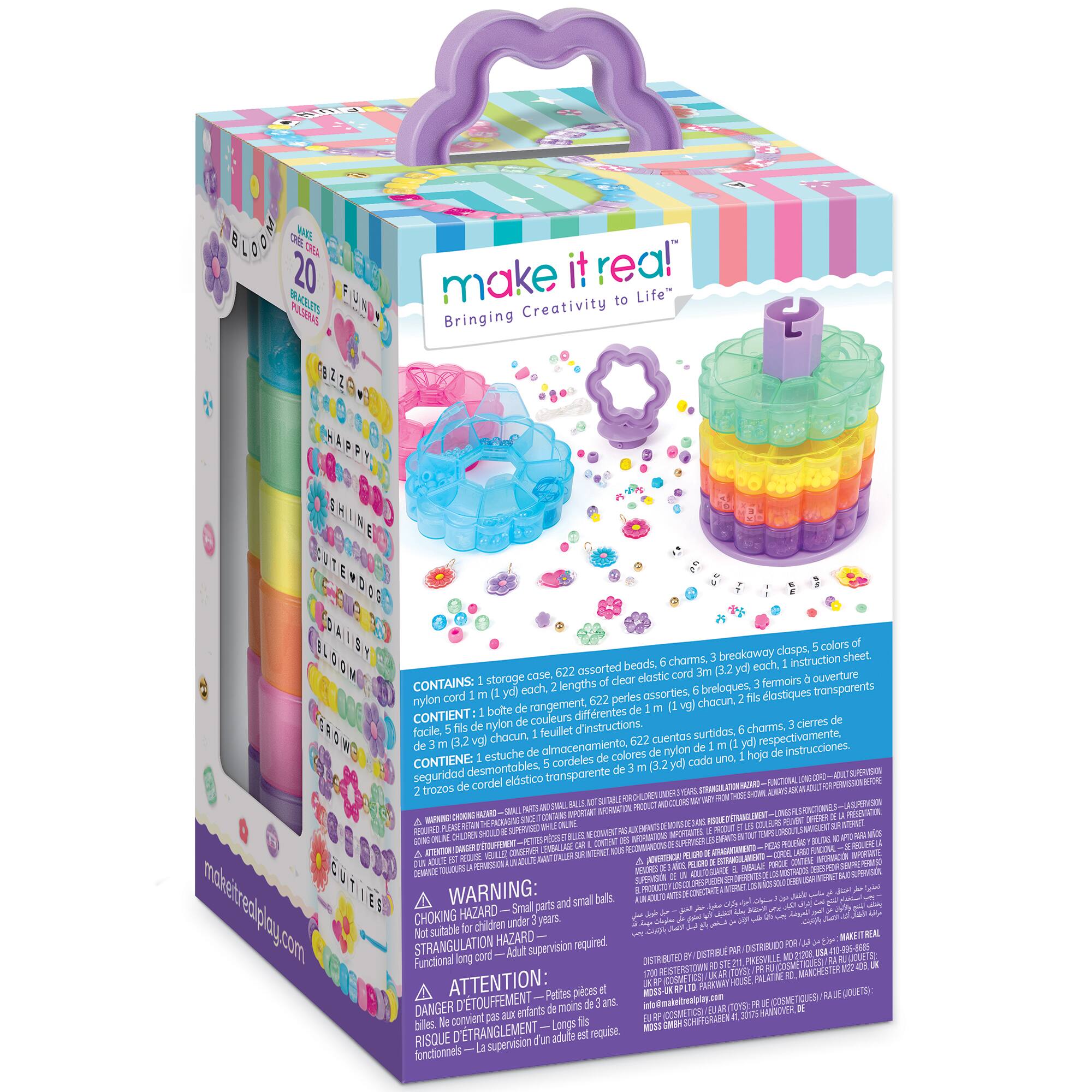 NOVE  
MONT CREE MAKE CREA 20 GEZZA  
make it real to Life Bringing Creativity  
5 colors of 3 breakaway clasps, sheet. beads, 6 charms, each, 1 instruction cose, 622 assorted elastic cord 3m ouverture CONTAINS: I storage clear fermoirs  yd) each, lengths assorties, 6 breloques, lostiques transparents cord 1 perles 2 fis nylon rangement. 622 (1 vg) chocun, 1 bolte de diffrentes de CONTIENT: de nylon de couleurs d'instructions. 3 cierres de facile, 5 fils 1 feuilet surtidas, 6 charms, m chocun, 622 cuentos respectivamente, de almacenamiento, nylon de instrucciones. estuche de de colores de 1 hoja de CONTIENE: 5 cordeles (3.2yd) cada uno, desmontables, de 3 seguridad de cordel elstico transparente trozos MARNING? CHOONG HAJARD A 5 RELIENT REQUIRED PLEASE RETAIN SHOULD WHILE RECONDENT IMPORTANTES DS CONTENT