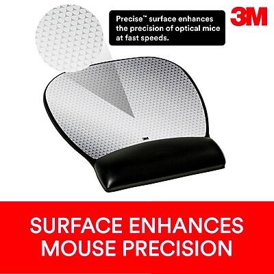 Precise™ surface enhances the precision of optical mice at fast speeds.  
SURFACE ENHANCES MOUSE PRECISION