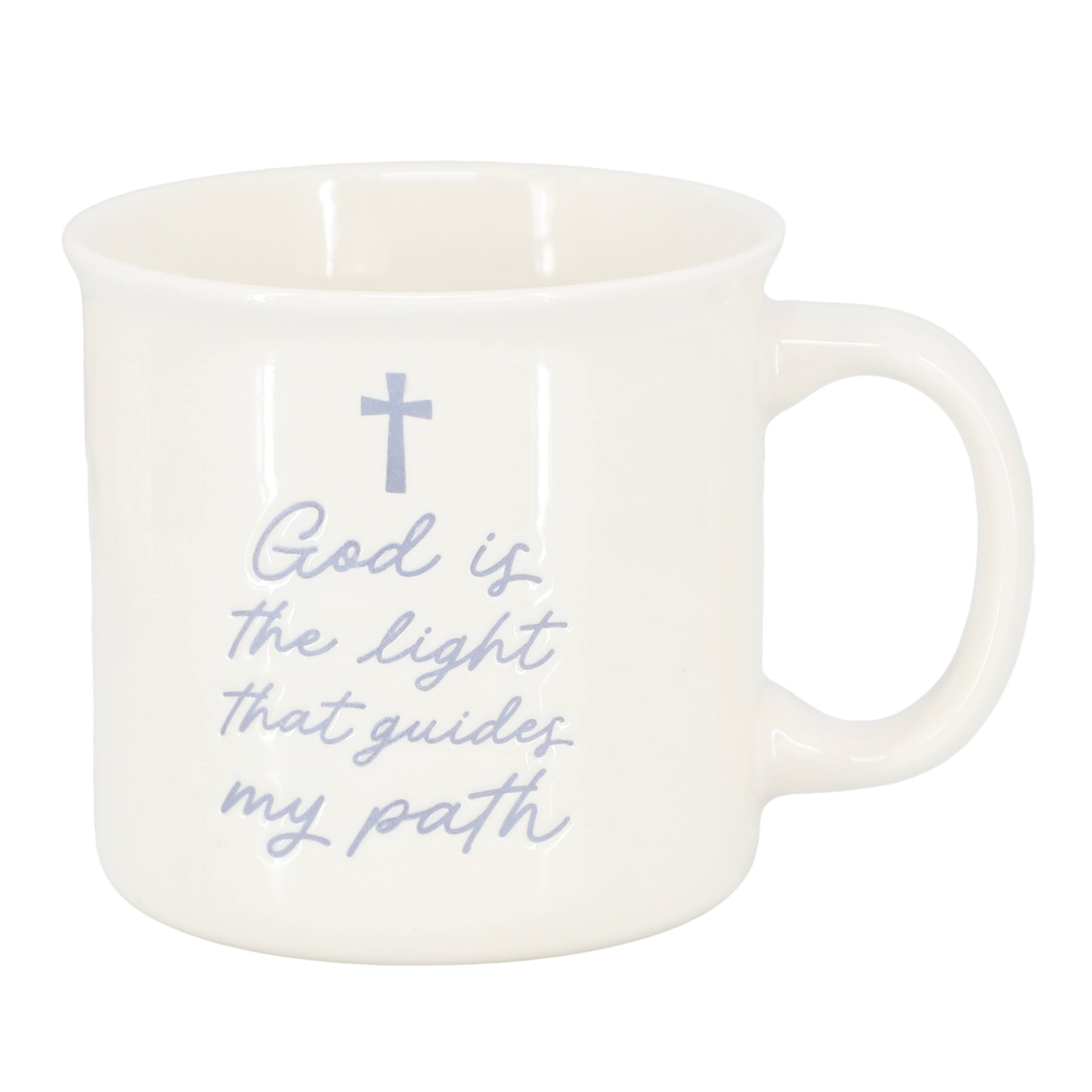 The text on the image reads: "God is the light that guides my path."