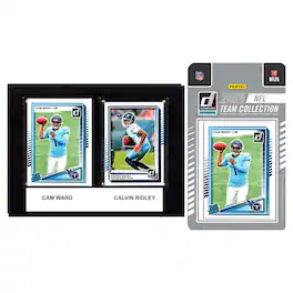 C&I Collectibles - Tennessee Titans 6" x 8" Player Plaque & 2025 Team Trading Card Set - Multicolor