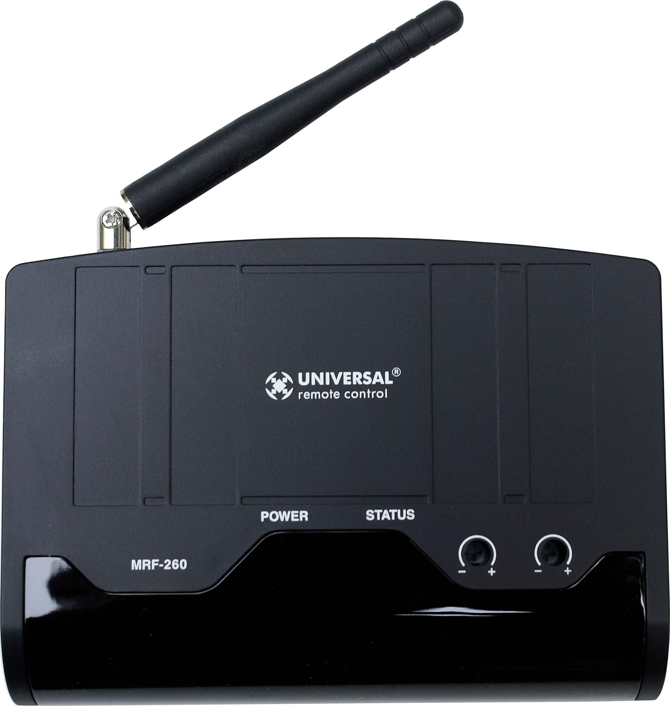 Front. Universal Remote Control - Narrow Band RF Base Station - Black.