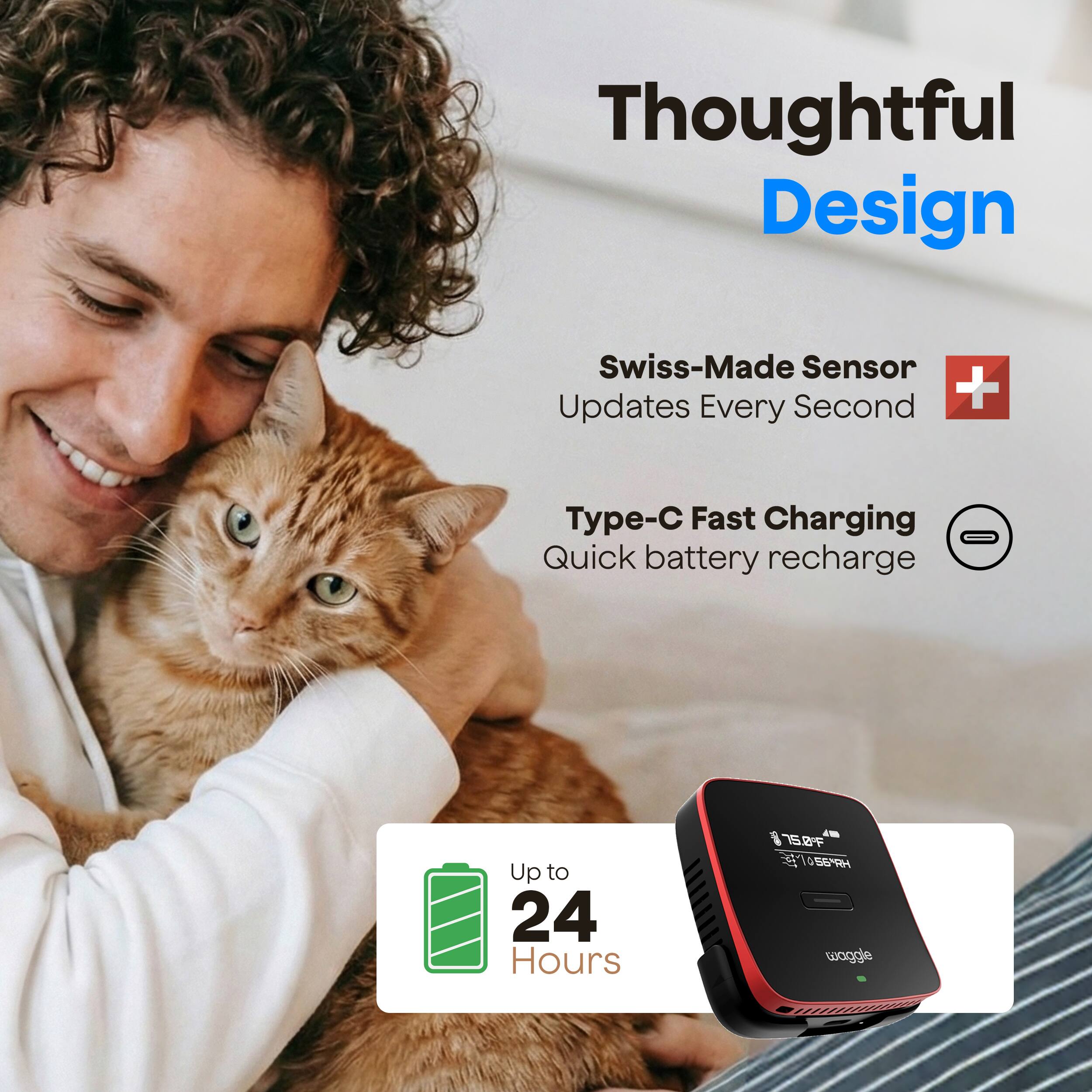 Thoughtful Design

Swiss-Made Sensor
Updates Every Second

Type-C Fast Charging
Quick battery recharge

Up to 24 Hours
