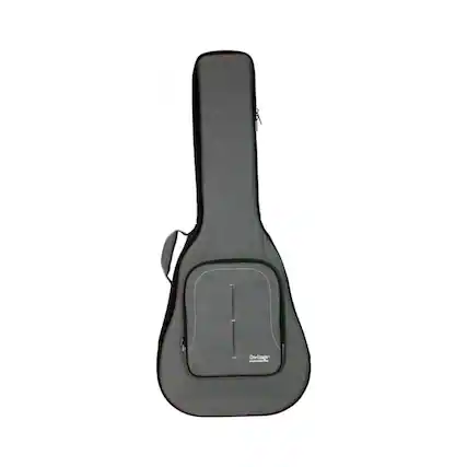 Front. On Stage Stands - On-Stage Acoustic Guitar Bag (GHA7550CG) - Black.