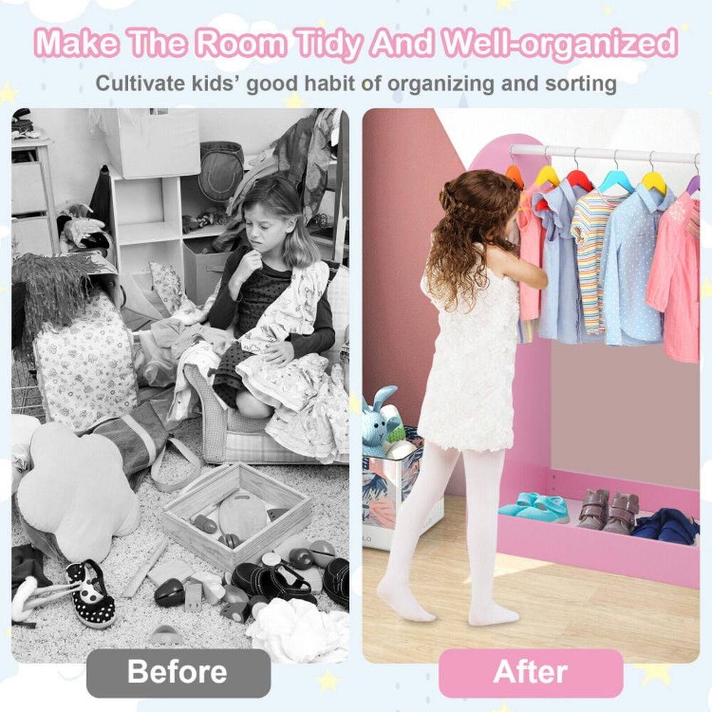 Make The Room Tidy And Well-organized  
Cultivate kids' good habit of organizing and sorting  

Before  
After