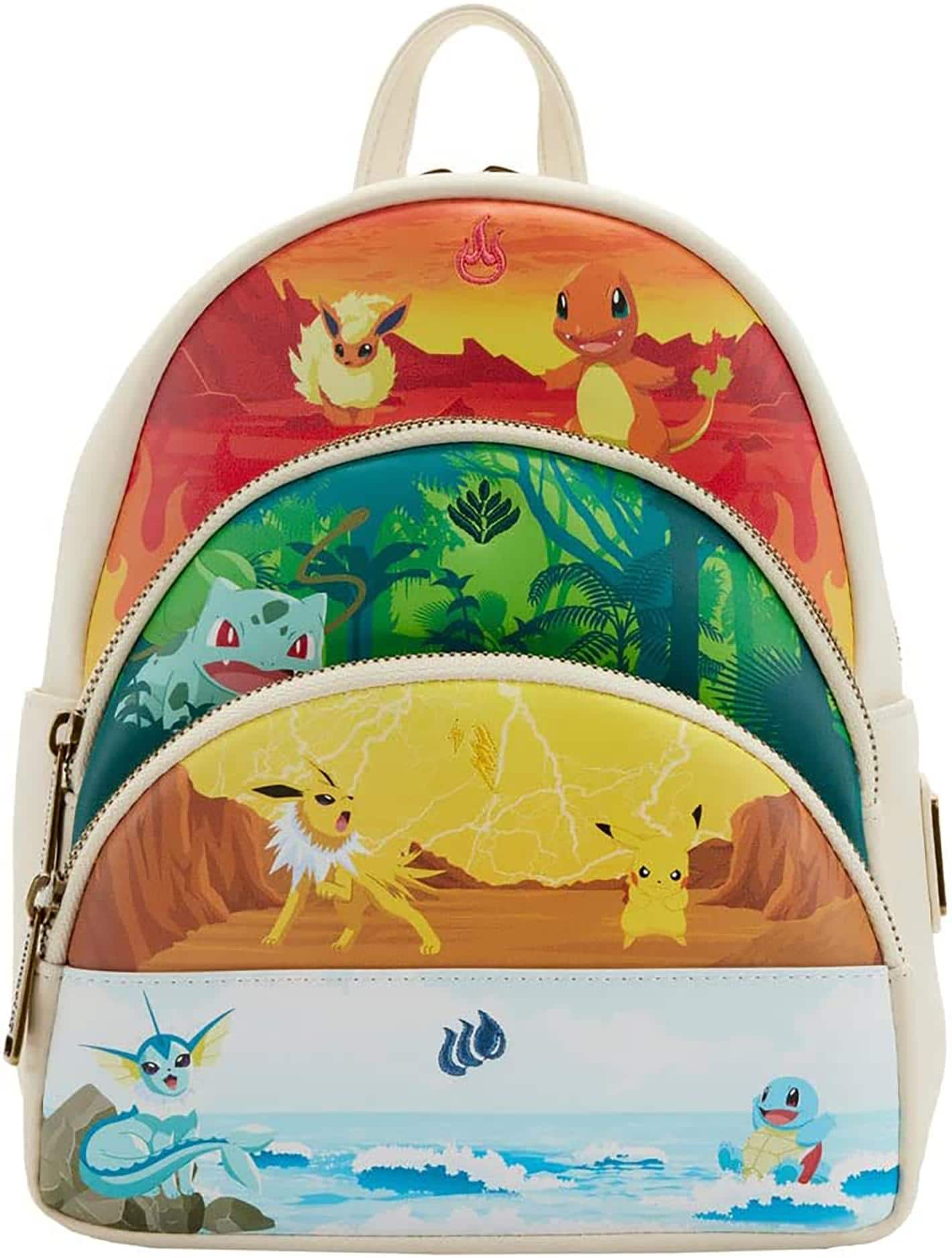 Pokémon - Pokemon Elements Triple Pocket Mini Backpack - Red price history on PriceWatchPro