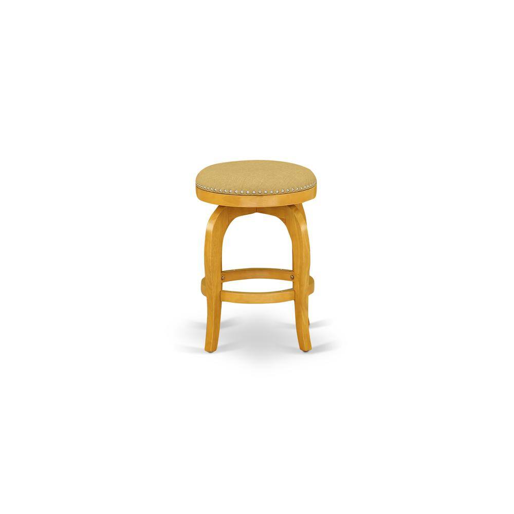 Front. East West Furniture - Night Stand Vegas Gold - Brown.