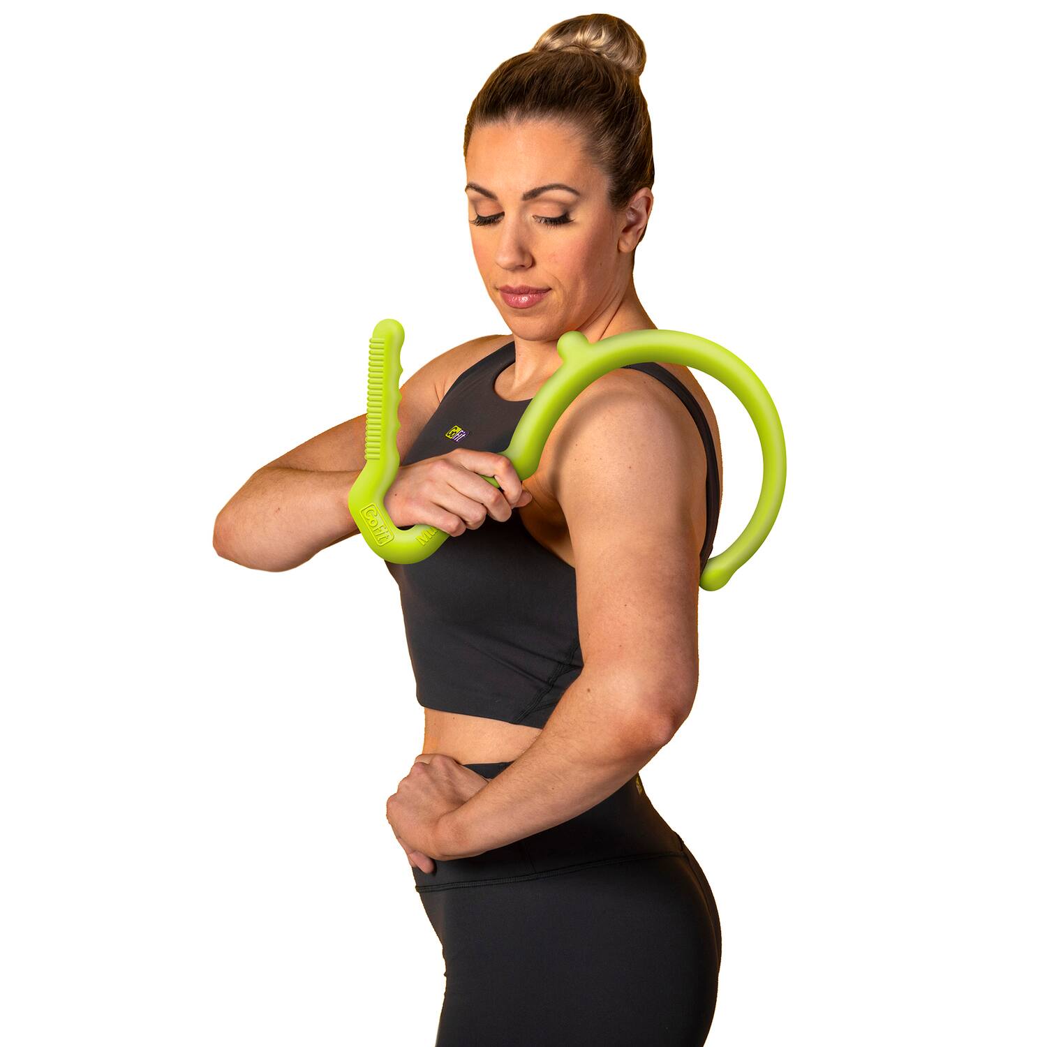 Left. GoFit - Mini Muscle Hook Massager.