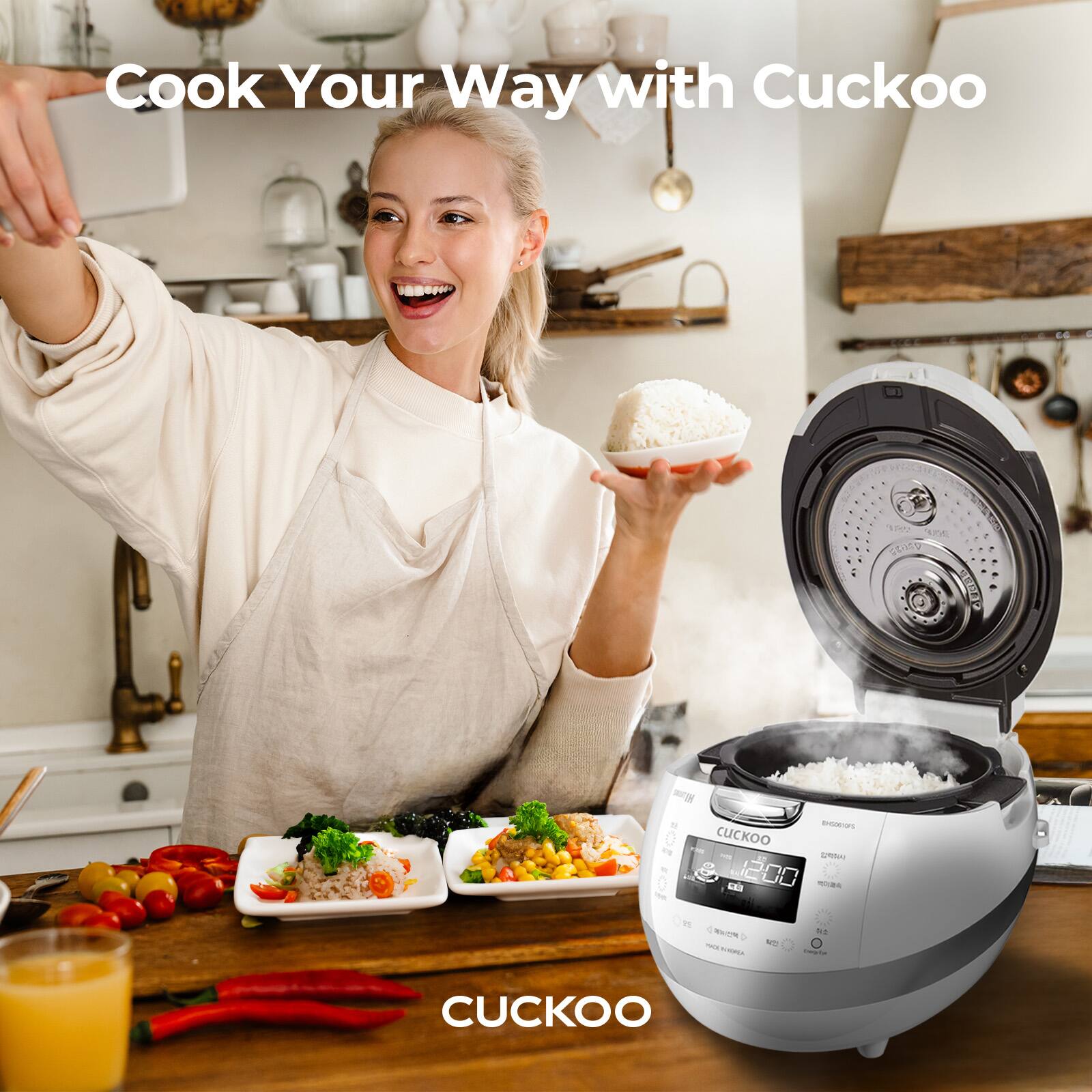Cook Your Way with Cuckoo, 70 E ETO CrMBo wg . - -S CUoo -  E3 1200  i - - . i  st . - CUCKOO