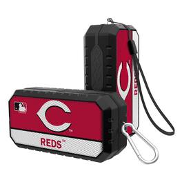 Keyscaper - Cincinnati Reds End Zone Water Resistant Bluetooth Speaker - Multicolor