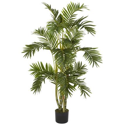 Front. BreeBe - 4' Areca Palm Tree w/560 Lvs - Green.