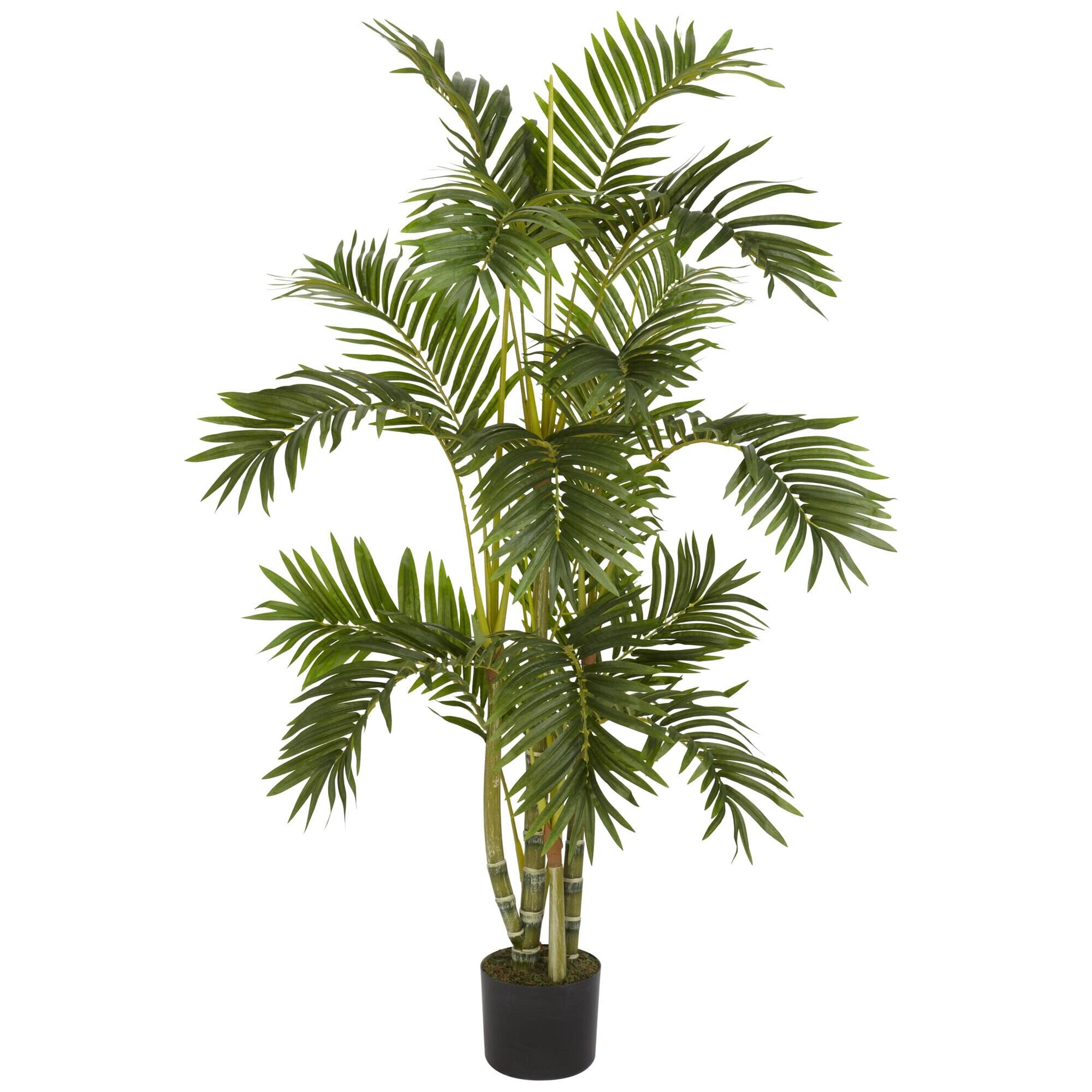 Front. BreeBe - 4' Areca Palm Tree w/560 Lvs - Green.