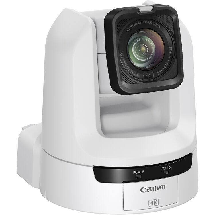 4K VIDEO CANON LENS 20x OPTICAL ZOOM 1:1.8-2.8 4mm 3.67-73.4mm POWER STATUS Canon 4K