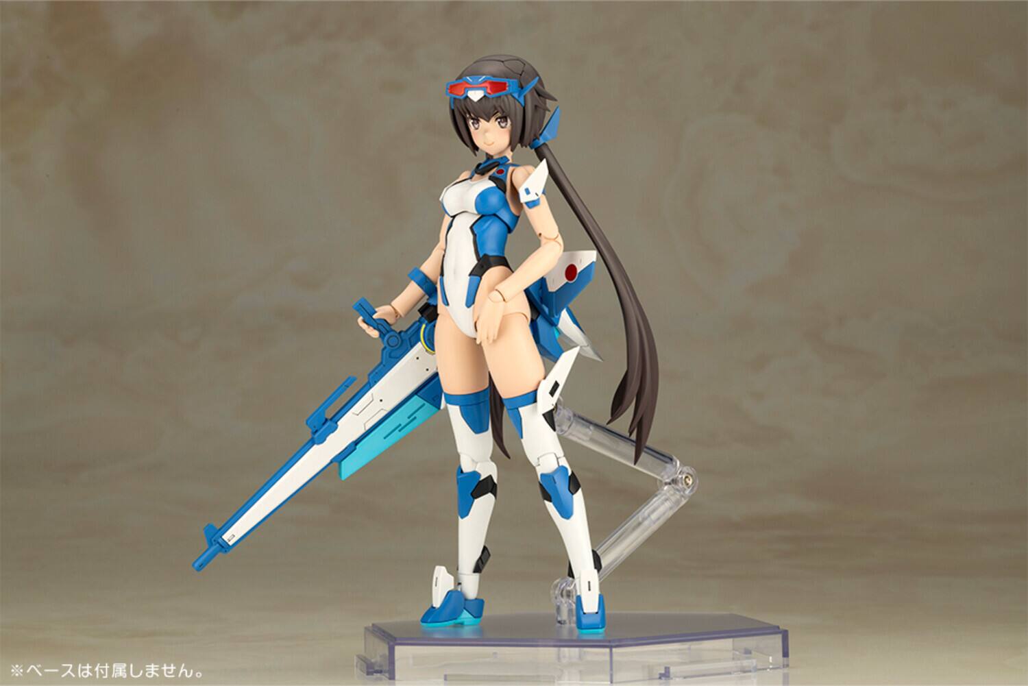 Alt View 1. PopMarket - Kotobukiya - Frame Arms Girl - Swimsuit Blue Impulse Color Version Model Kit   - COLLECTIBLES - Multicolor.