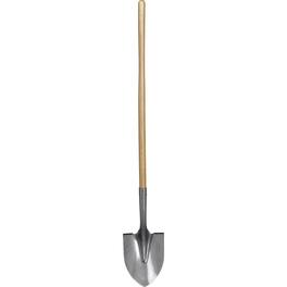 Corona - 56.06 in. Steel Round Shovel Wood Handle