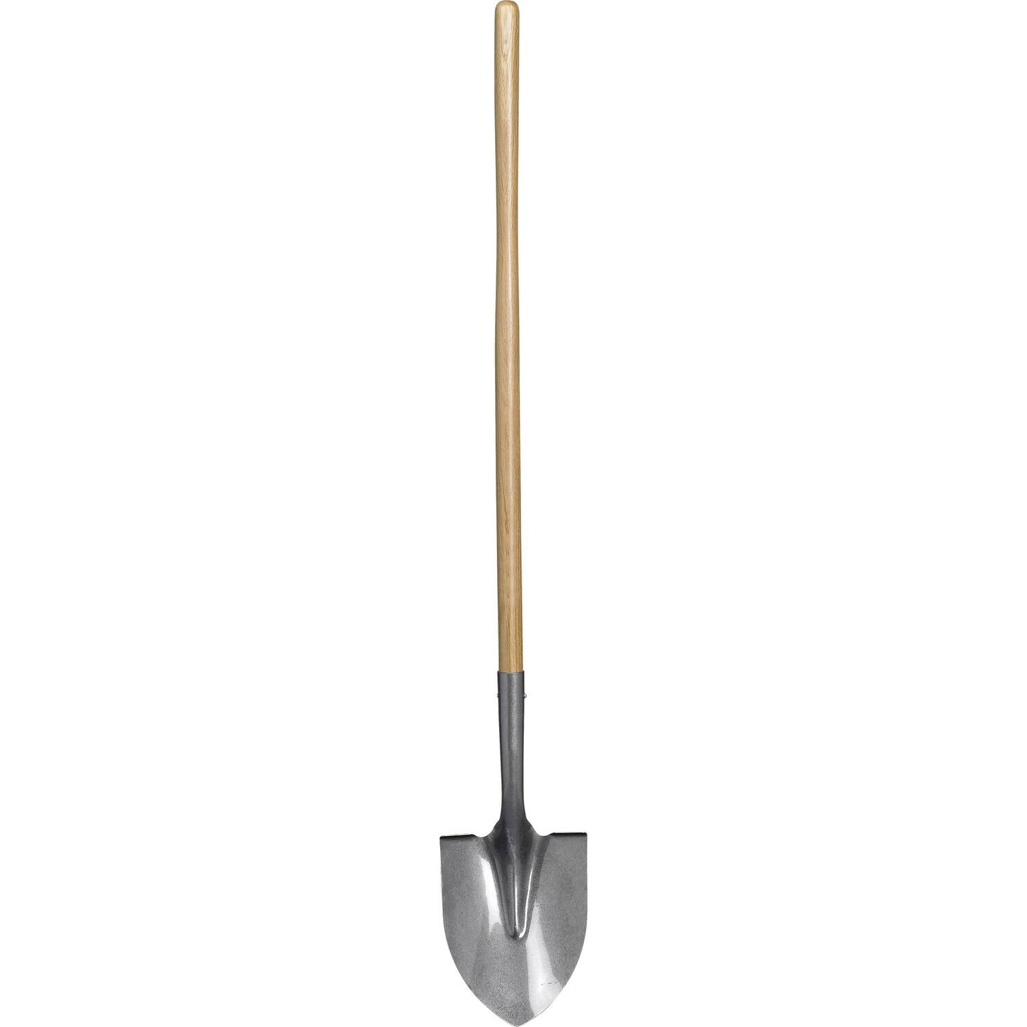 Front. Corona - Corona 56.06 in. Steel Round Shovel Wood Handle.