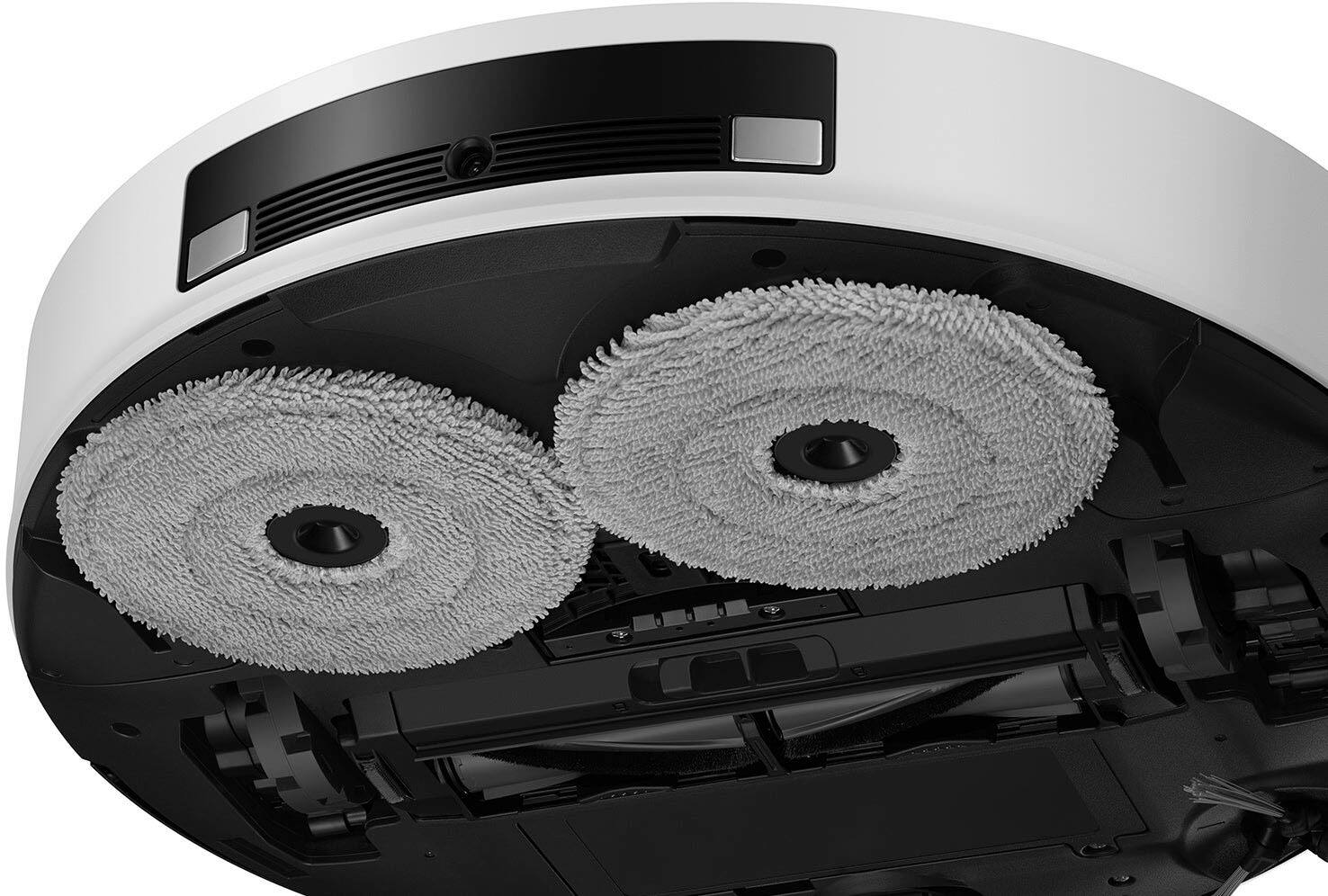 Alt View 12. Samsung - Bespoke Jet Bot Combo Robot Vacuum & Mop with All-in-One Clean Station with Auto Steam - Satin Greige.