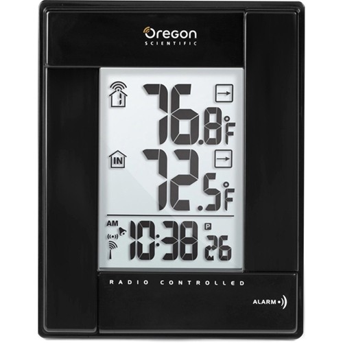 Oregon Scientific Store - Oregon Scientific RMR202A Indoor and Outdoor  Thermometer with Atomic Time - Weather 200